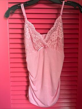 Women’s Pink Lace Chemise Slip - Soft Pink Intimates